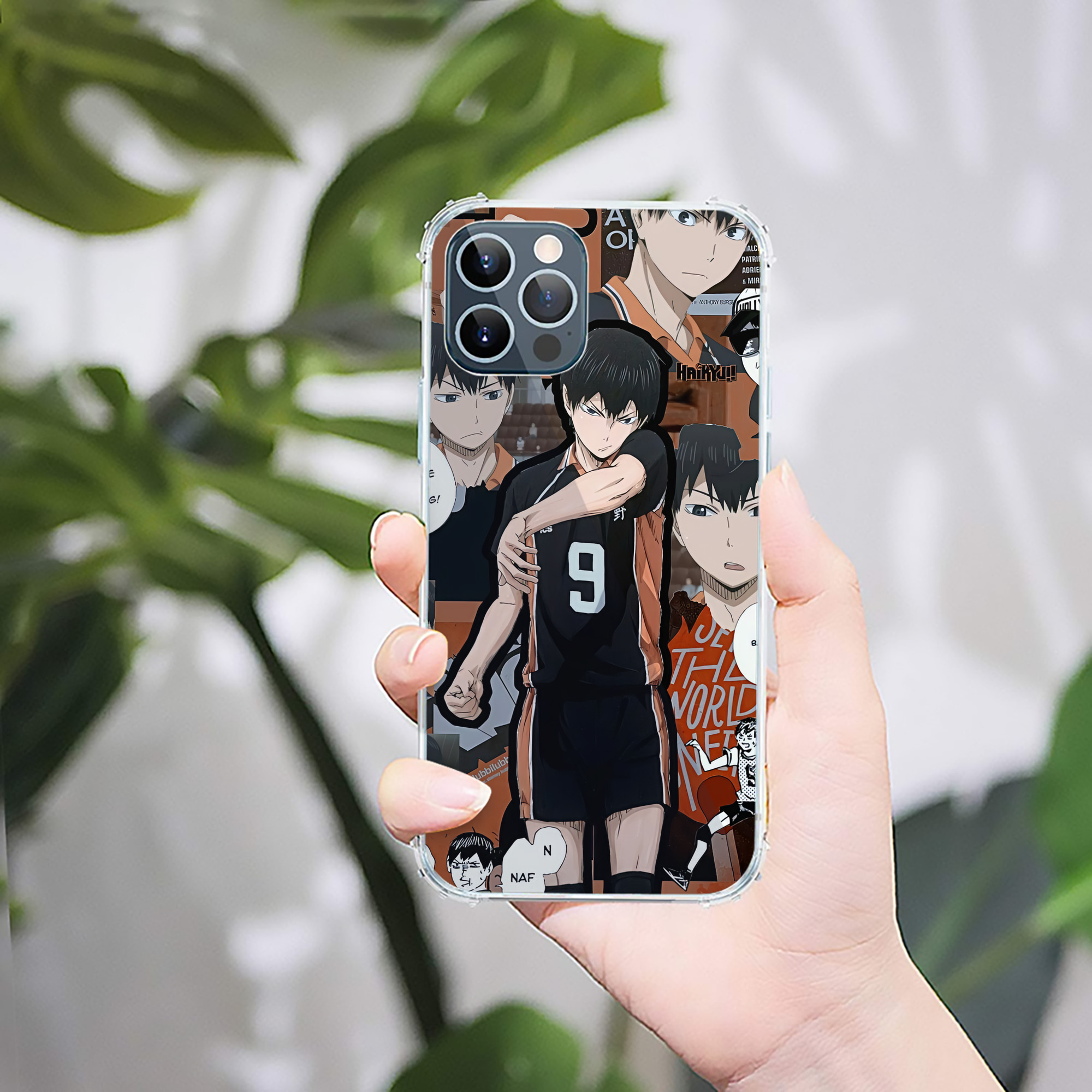 （画像用） ハイキュー!! Haikyu!! 【iPhone 12シリーズ対応】透明スマホケース（クリアソフトケース）